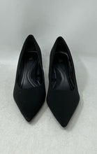 Load image into Gallery viewer, Zara Womens Black Pointed Toe Slip-On Block Heel Pump Heels Size EU 37