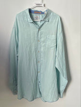 Load image into Gallery viewer, Tommy Bahama Mens Light Green Long Sleeve Collared Button-Up Shirt Size 2XT