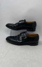 Load image into Gallery viewer, Steed Mens Black Leather Ambassador Collection Monk Strap Dress Shoes Size 11M