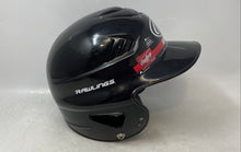 Load image into Gallery viewer, Rawlings Youth Vapor Black MLB Baseball Batting Helmet One Size Fits 6.5-7.5
