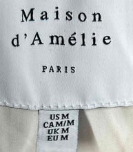 Load image into Gallery viewer, Maison D'Amelie Womens Beige Open Front Vest Size Medium With Tag