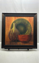 Load image into Gallery viewer, Jillian Jeffrey Square Frame Picture Still Life Multicolor Art Painting