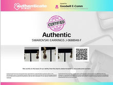 Load image into Gallery viewer, Authentic Swarovski Women's Gold-Tone Earrings