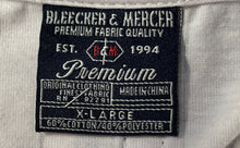 Load image into Gallery viewer, Bleecker & Mercer Mens White Striped Short Sleeve Pullover T-Shirt Size XL