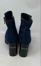 Load image into Gallery viewer, Studio Womens Blue Side Zipper Pointed Toe Ankle Fashion Bootie Boots Sz EUR 39