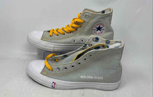 Load image into Gallery viewer, Converse Unisex NBA X CTAS High Top Gray Golden State Sneaker Shoes Size M8 W10