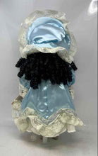 Load image into Gallery viewer, Chatelaine Collectible Fine Porcelain Doll Black Curly Hair And Brown Eyes