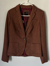 Load image into Gallery viewer, The Limited Womens Brown Long Sleeve Notch Lapel One-Button Blazer Size Medium