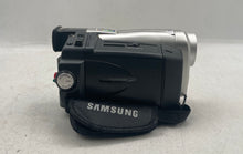 Load image into Gallery viewer, Samsung MiniDV Model SCD67 Silver Black 500x Digital Zoom Handheld Camcorder