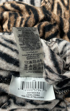 Load image into Gallery viewer, BCBGMAXAZRIA Womens Brown Black Animal Print Long Sleeve Blouse Top Size M