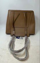 Load image into Gallery viewer, Izod Womens Brown Inner Pockets Double Handle Shoulder Tote Handbag With Tag