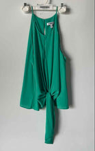 Load image into Gallery viewer, Express Womens Mint Green Sleeveless Tie-Front Tank Top Size Small