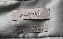 Load image into Gallery viewer, Calvin Klein Mens Gray Slim Fit Infinite Non-Iron Dress Shirt Size 16 32/33