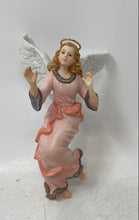 Load image into Gallery viewer, Hand Painted Angel In A Pink Gown Porcelain Decorative Figurine Collectible