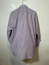 Load image into Gallery viewer, Michael Kors Mens Multicolor Gingham Non-Iron Long Sleeve Dress Shirt Size 16