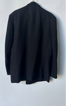 Load image into Gallery viewer, Gino Cappeli Mens Black Long Sleeve Peak Lapel Double-Breasted Blazer Size 42L