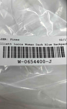 Load image into Gallery viewer, Elliott Lucca Womens Olvera Dark Blue Adjustable Strap Quilted Laptop Backpack