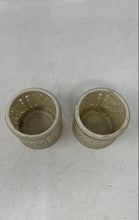 Load image into Gallery viewer, Set Of 2 Pcs Lenox Beige Ceramic Illuminations Candle Holder Collectible