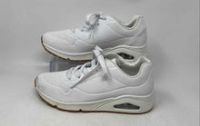 Load image into Gallery viewer, Skechers Womens Uno Stand On Air 73690 White Leather Sneaker Shoes Size 8.5