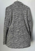 Load image into Gallery viewer, 89th + Madison Womens White Black Long Sleeve Cardigan Sweater Size Large