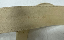 Load image into Gallery viewer, Unbranded Womens White Beige Leather Adjustable Formal Dress Belt One Size
