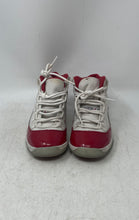 Load image into Gallery viewer, Nike Kids Air Jordan 11 Retro White Red Lace-Up Sneakers Shoes Size 2Y