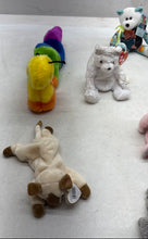 Load image into Gallery viewer, Lot Of 10 Pcs Assorted Ty Beanie Babies Bears And Animals Collectible Plush Toys