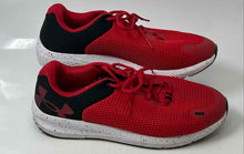Load image into Gallery viewer, Under Armour Mens Charged Pursuit 2 Red Black Lace-Up Sneakers Shoes Size 9.5 4E
