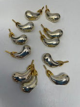 Load image into Gallery viewer, Vintage Eggplant Knife Rests Gold/Silver Tone Accessories (11Pcs )