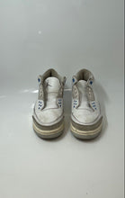 Load image into Gallery viewer, Nike Mens Air Jordan 3 Retro White And Blue Lace-Up Sneakers Shoes Size 6