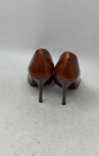 Load image into Gallery viewer, Marc Fisher Womens MFLYDE Brown Leather Slip-On D'Orsay Heels Size 5.5M