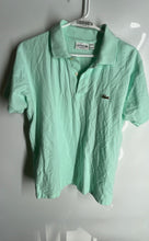 Load image into Gallery viewer, Lacoste Mens Green Short Sleeve Collared Classic Fit Polo Shirt Size L