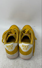 Load image into Gallery viewer, Nike Womens Air Force 1 Low '07 SE Yellow Lace-Up Sneaker Shoes Size 7.5