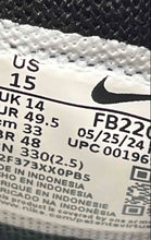 Load image into Gallery viewer, Nike Mens Revolution 7 Black Low Top Lace-Up Sneaker Shoes Size 15 No Insole