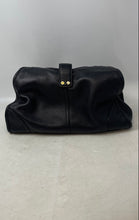 Load image into Gallery viewer, Michael Kors Womens Black Leather Double Handle Bottom Studs Shoulder Handbag