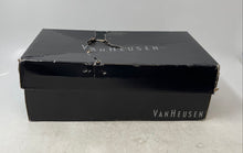 Load image into Gallery viewer, Van Heusen Mens Black Leather Slip-On Almond Toe Loafer Shoes Size 12