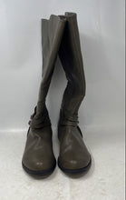 Load image into Gallery viewer, Easy Street Womens 31-9767 Green Leather Round Toe Riding Boots Size 11 M