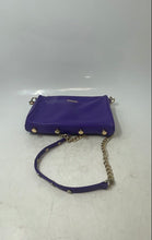 Load image into Gallery viewer, Rebecca Minkoff Womens Purple Leather Chain Strap Pockets Studded Crossbody Bag