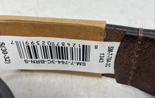 Load image into Gallery viewer, Stone Mountain Mens Brown Top Grain Leather Adjustable Dress Belt Size S 30-32