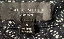 Load image into Gallery viewer, The Limited Ashton Womens Navy Blue Printed Long Sleeve Shirt Dress Size Small