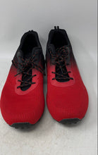 Load image into Gallery viewer, Kricely Mens Red Black X-Grip Low Top Lace-Up Sneaker Shoes Size 15