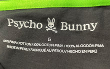 Load image into Gallery viewer, Psycho Bunny Mens Black Cotton Short Sleeve Crew Neck Graphic T-Shirt Size 5