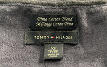 Load image into Gallery viewer, Tommy Hilfiger Womens Blue Colorblock Long Sleeve Sweater Blouse Top Size XS