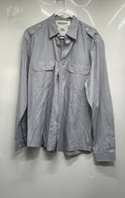 Load image into Gallery viewer, Lacoste Mens Blue Tailored Fit Long Sleeve Collared Dress Shirt Size 42