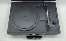 Load image into Gallery viewer, Crosley Black Portable Belt-Drive Suitcase Turntable Record Player Not Tested