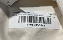 Load image into Gallery viewer, Tommy Hilfiger Mens Cream Long Sleeve Archive Fit Polo Sweatshirt Size L W/ Tag