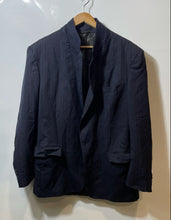 Load image into Gallery viewer, Authentic Christian Dior Mens Blue Long Sleeve One-Button Blazer Size 43L