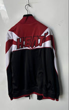Load image into Gallery viewer, UNK Blue Label Mens Multicolor Colorblock NBA Miami Heat Track Jacket Size XL
