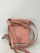 Load image into Gallery viewer, Kipling Womens Pink Monkey Keychain Adjustable Strap Rectangle Crossbody Bag