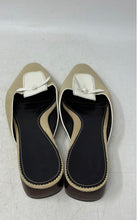 Load image into Gallery viewer, Cole Haan Womens Beige White Leather Slip-On Block Mule Heels Size 9.5B
